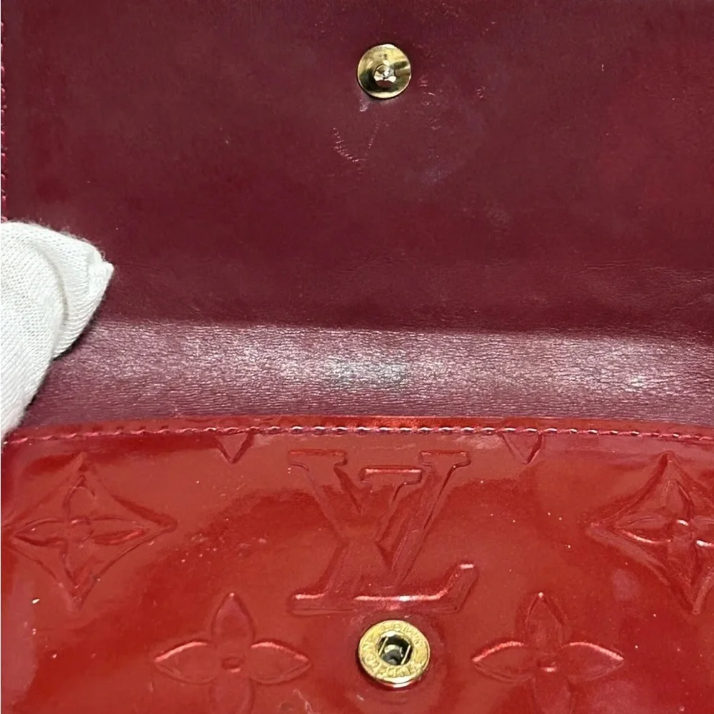 Louis Vuitton Monogram Vernis Porte Monet Bier Wallet